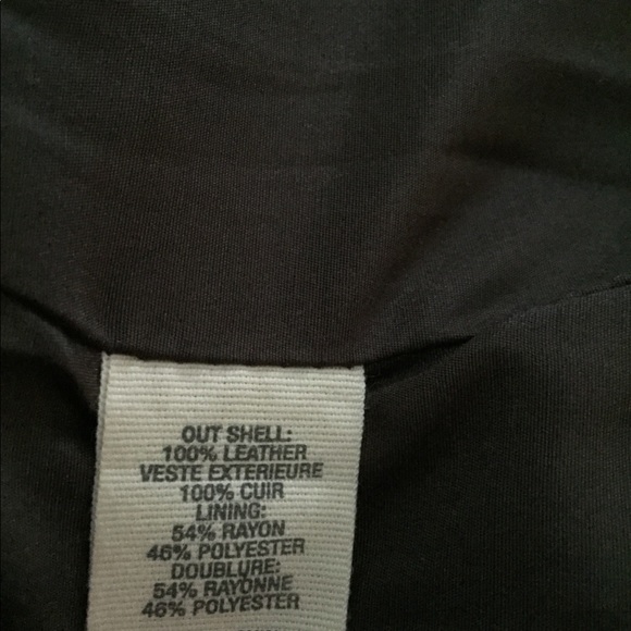 Elizabeth and James genuine leather blazer - Picture 11 of 12